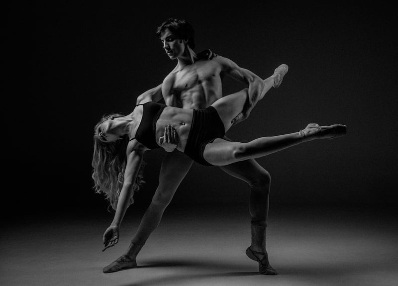Dancer in silhouette